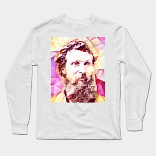 John Muir Pink Portrait | John Muir Artwork 13 Long Sleeve T-Shirt